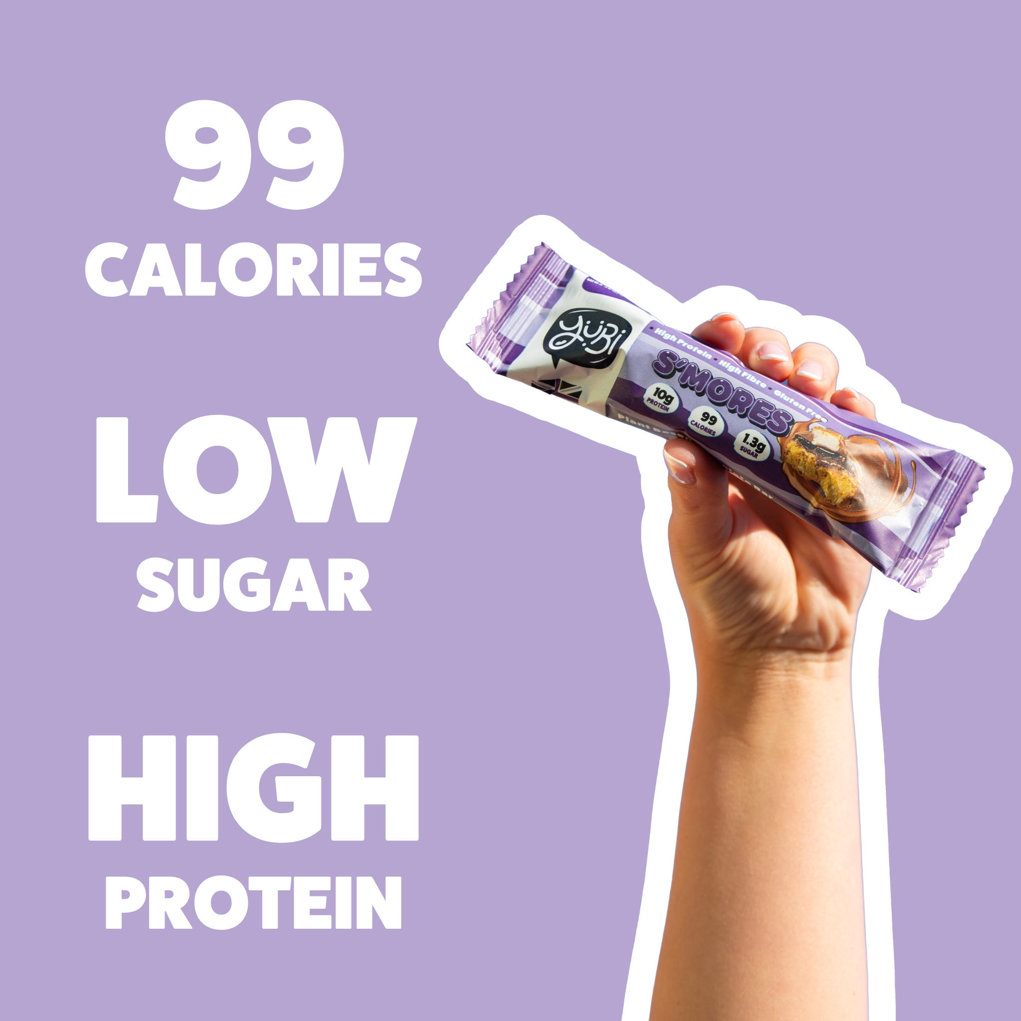 yubi protein bar smores low sugar calories gluten free vegan