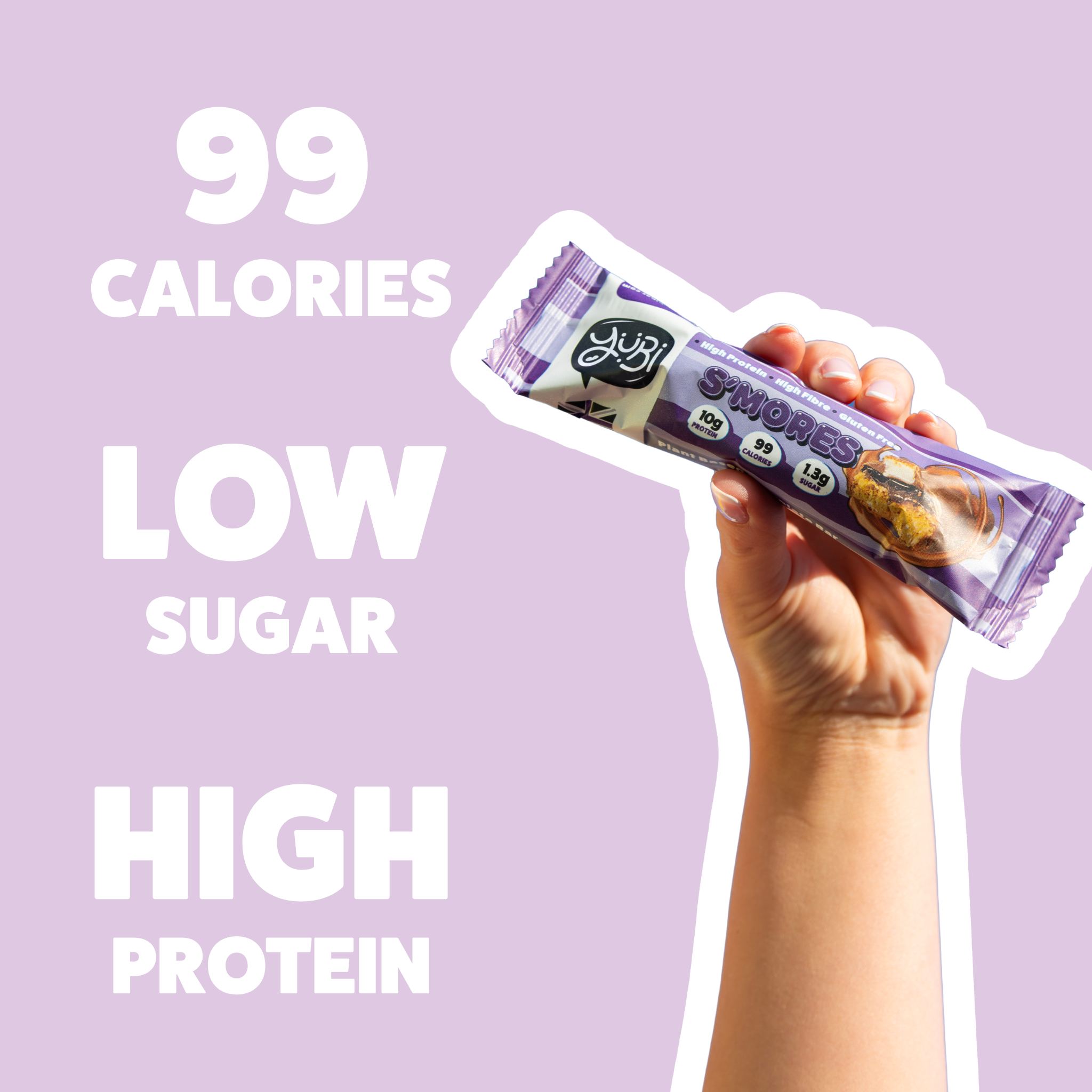 yubi protein bar variety smores multipack low sugar calories gluten free vegan