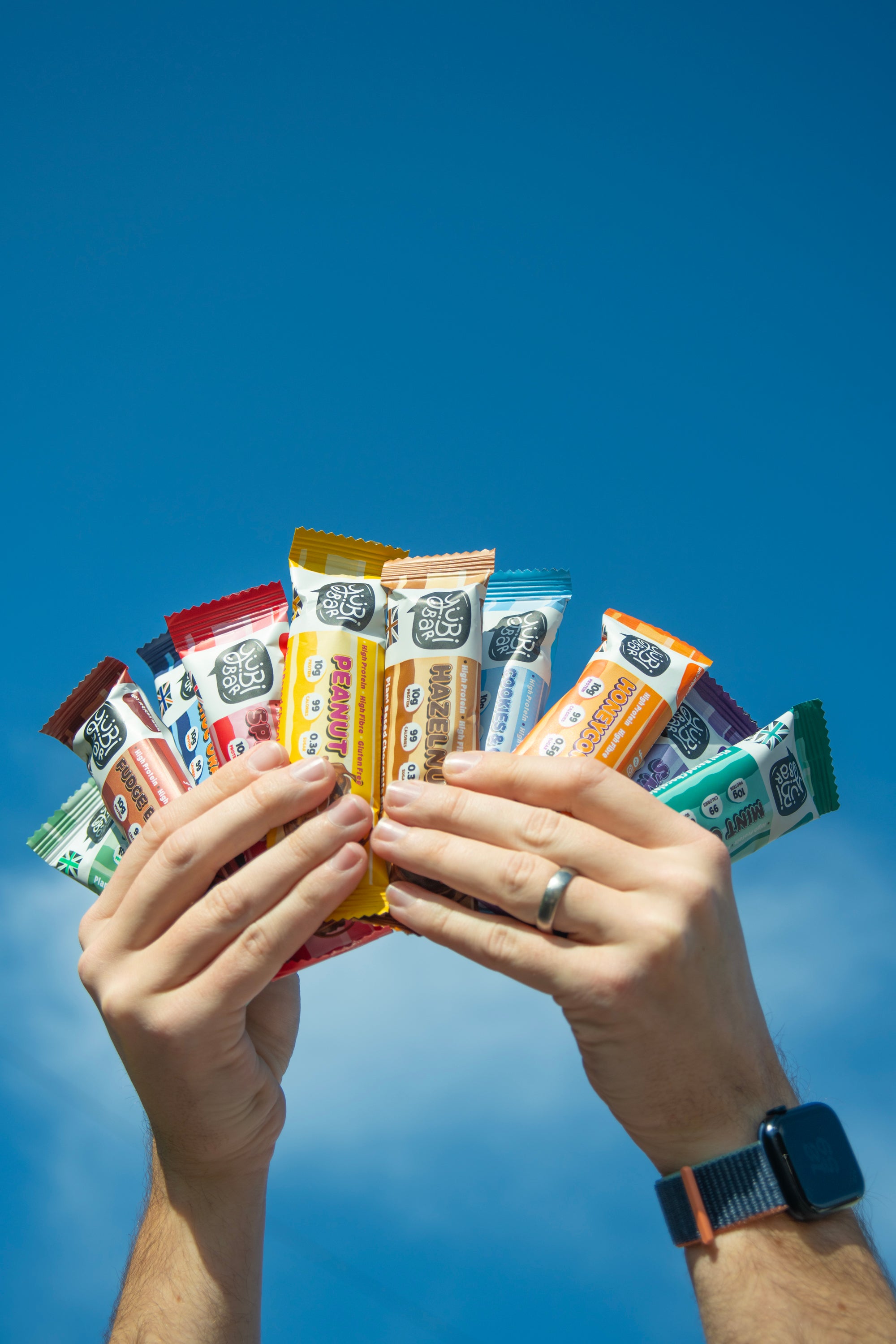 Yubi Bar Vegan protein bars under 100 calories gluten free and low sugar