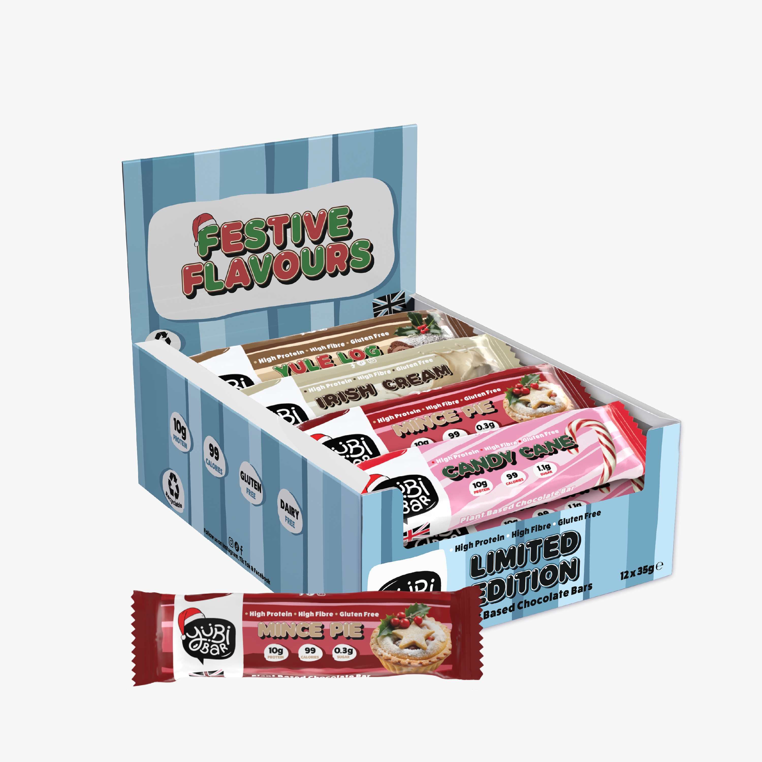 Christmas Protein Bars