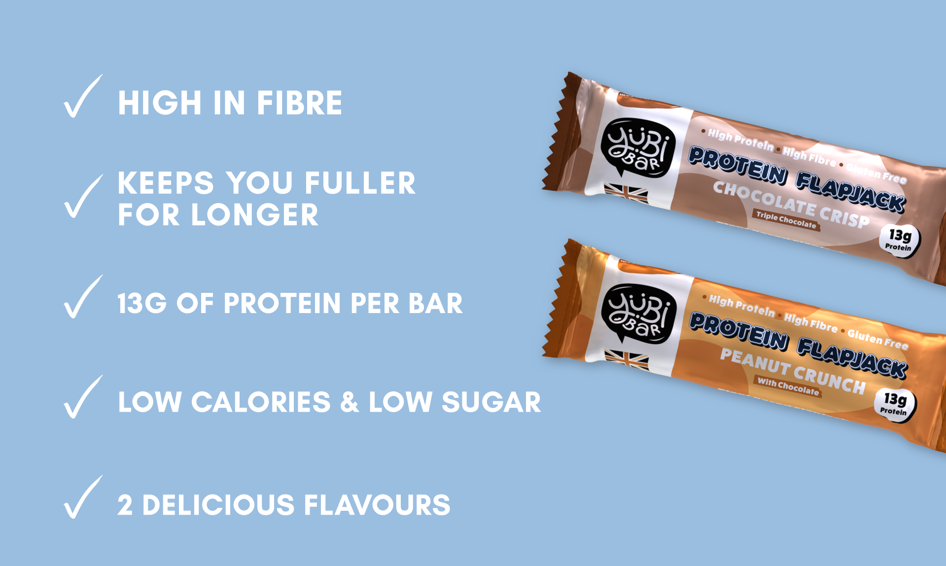 yubibar protein flapjacks with benefits list