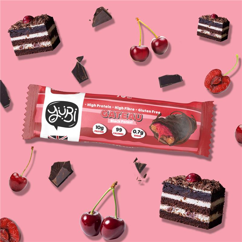 Limited Edition gateau cherry protein bar vegan gluten free low sugar ingredients