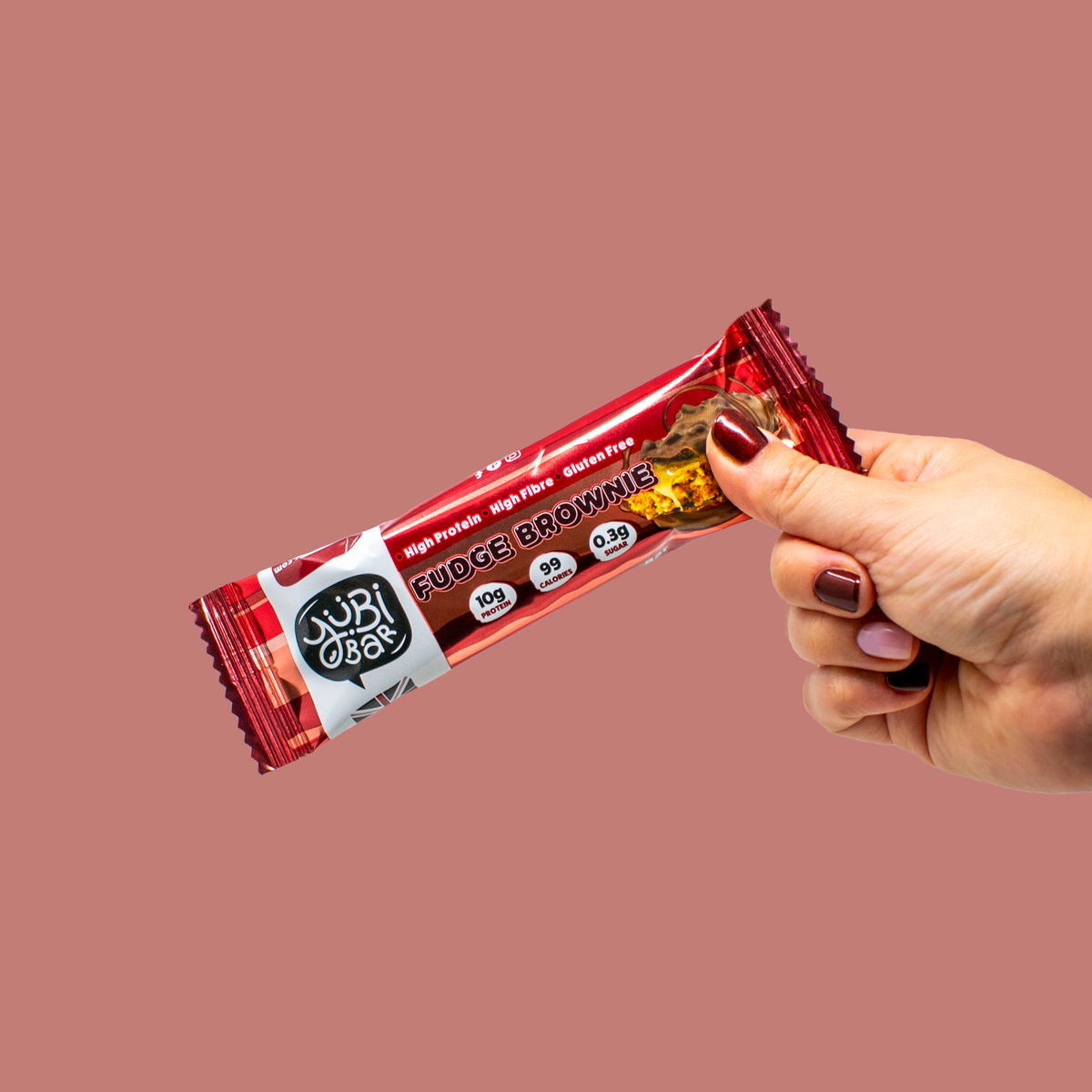 Fudge Brownie Protein Bar 12 Pack YuBi Bar fudge-brownie-protein-bar-12-pack-yubi-bar