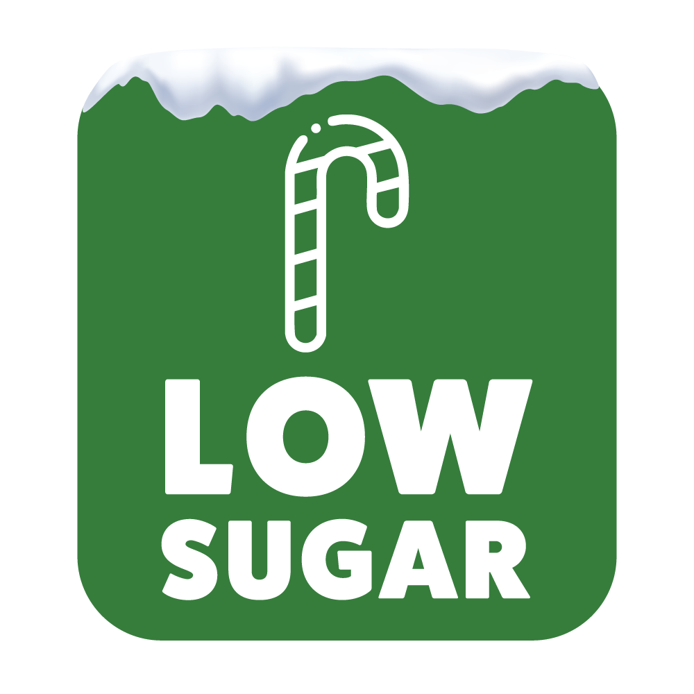 Low Sugar Icon - All YubiBar Protein Bars are under low in sugar