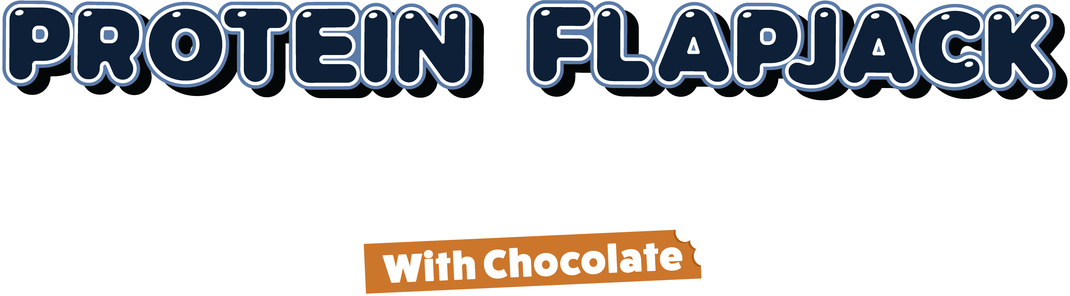 Flavour bubble text for Peanut Crunch Protein Flapjacks