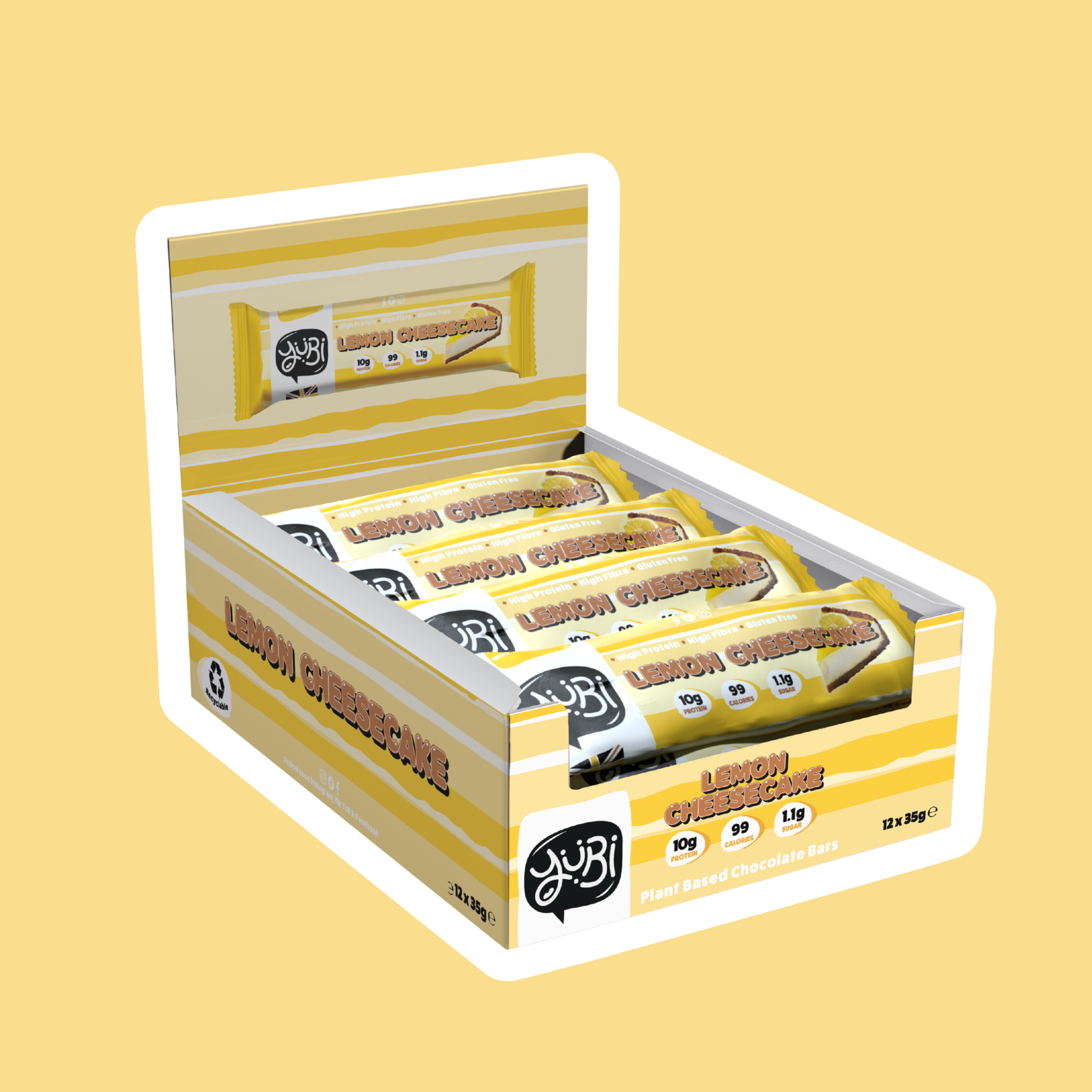 Lemon Cheesecake Protein Bars