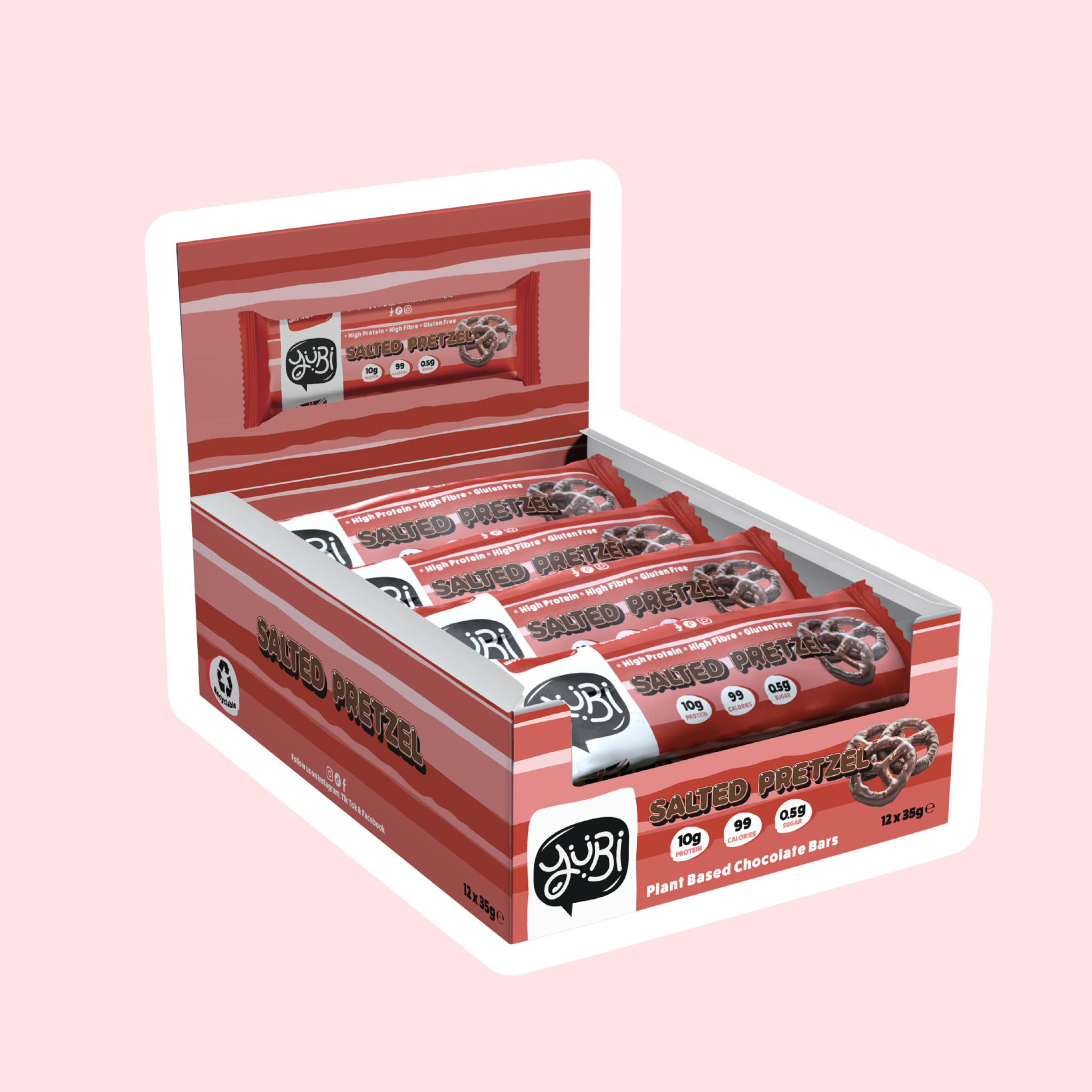 Salted Pretzel Protein Bars