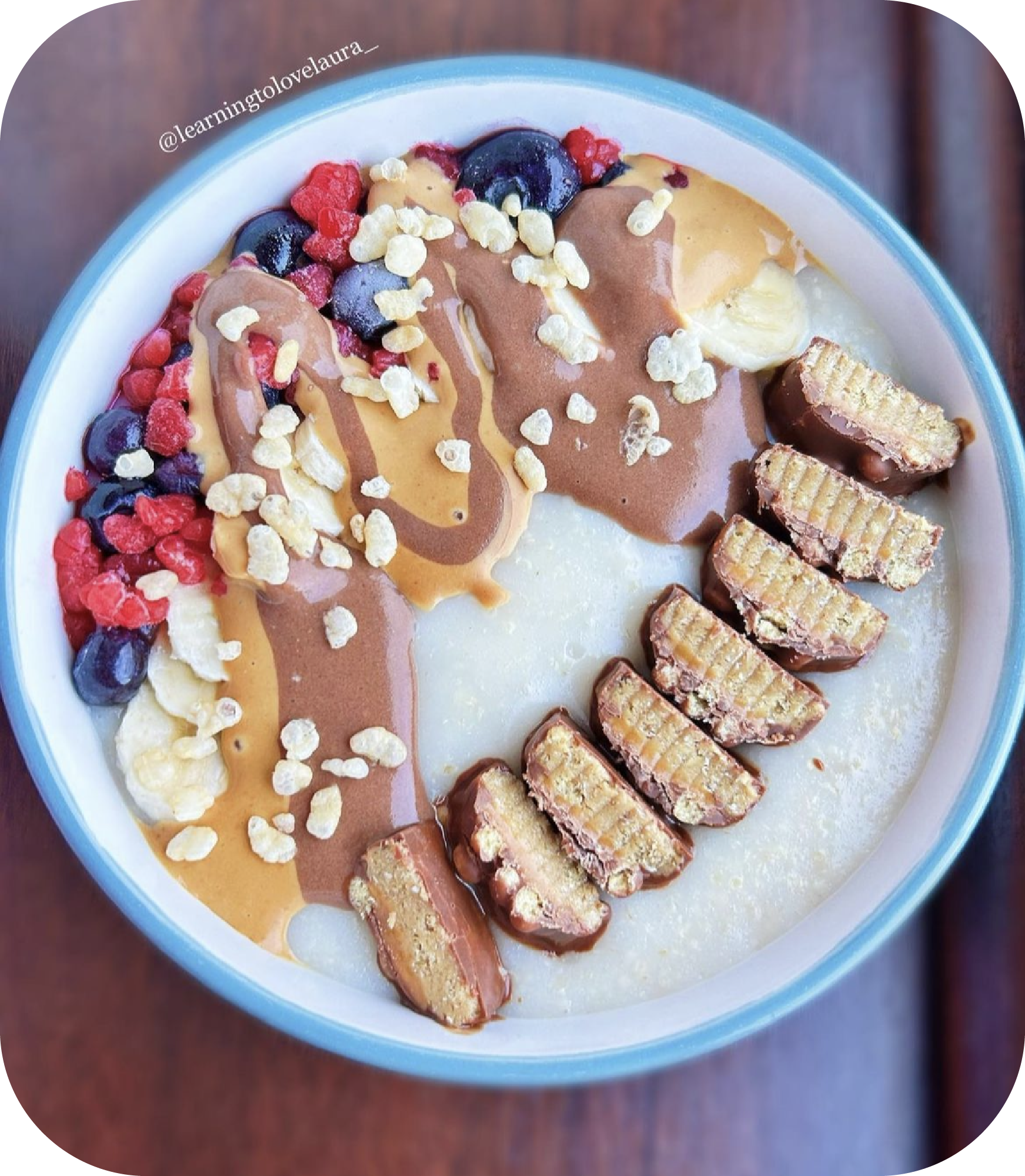 yubibar protein bars in breakfast bowl