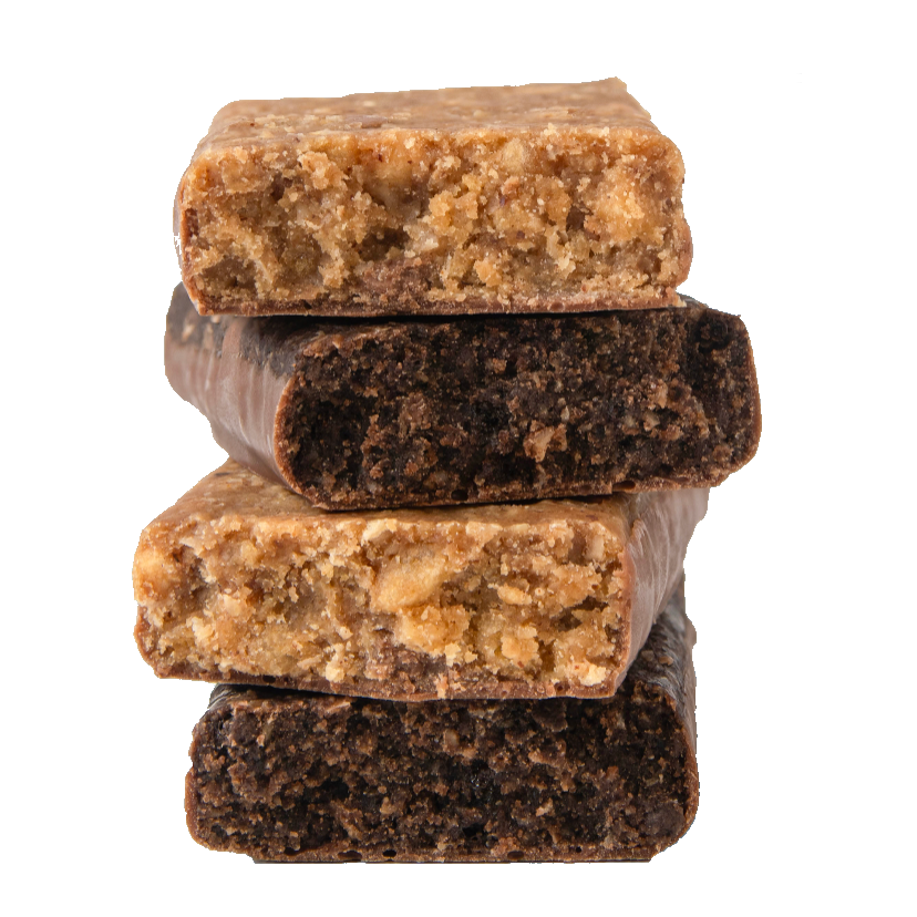 low sugar peanut and chocolate high protein flapjacks variety