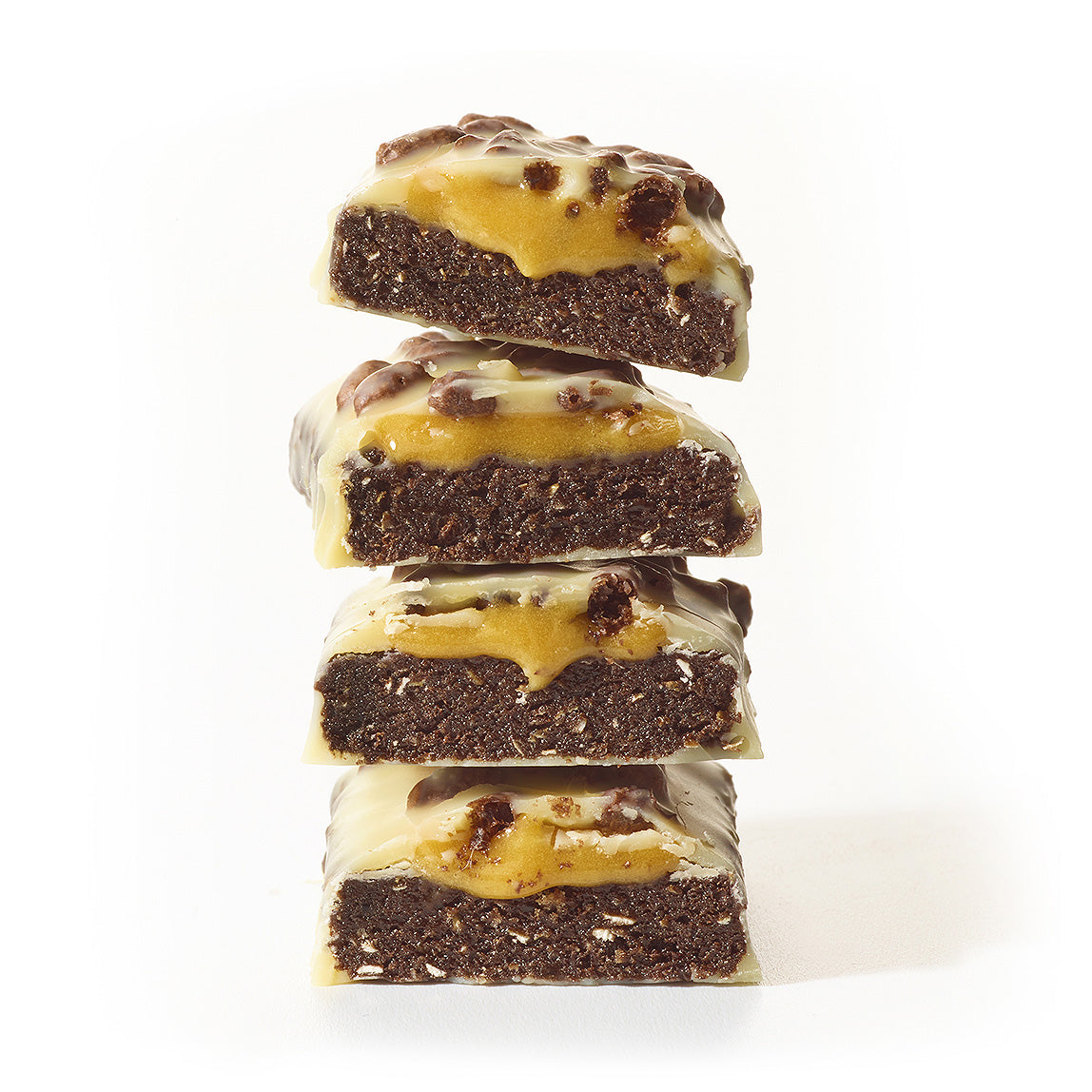 stack of cookies and cream protein bars