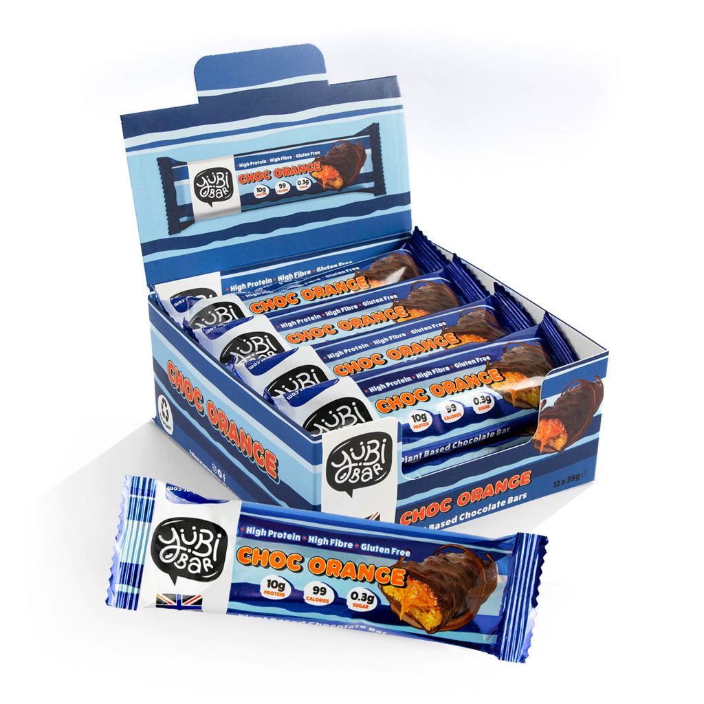 YuBi Choc Orange Protein Bars YuBi Bar Yubi choc orange protein bars yubi bar