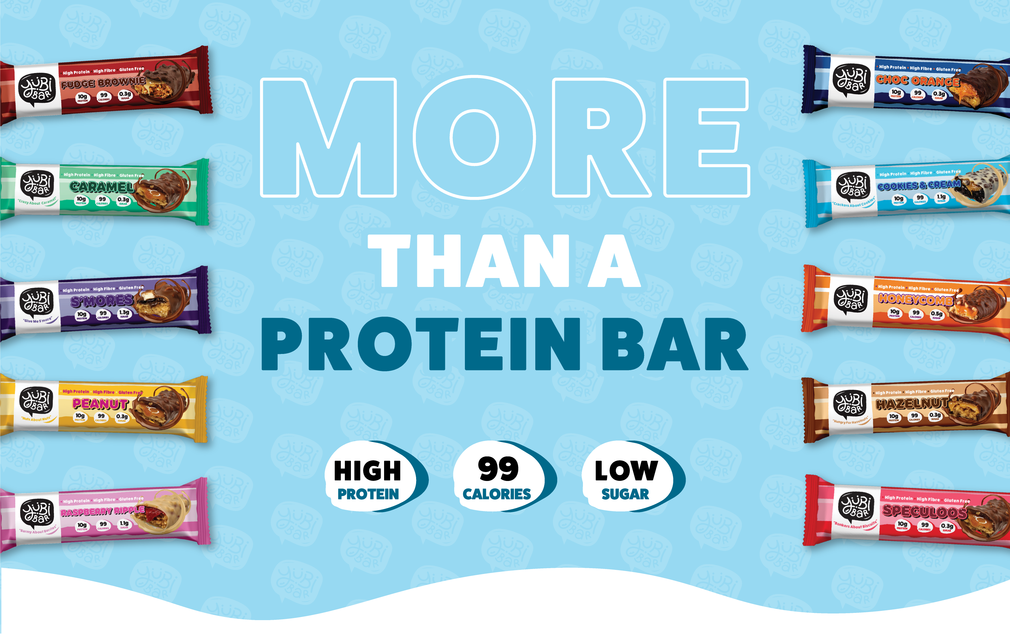 yubibar more than a protein bar banner