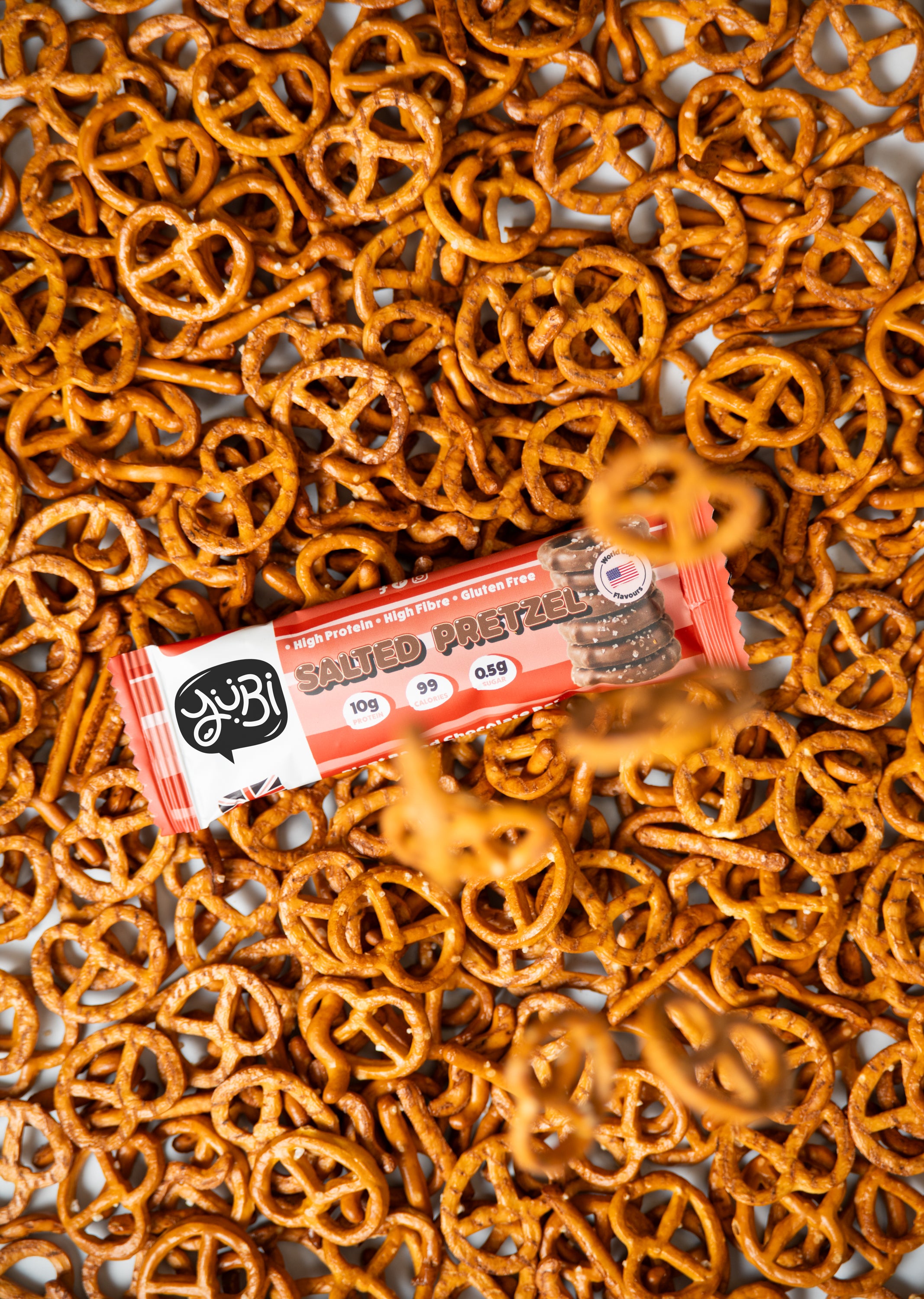 YuBi summer of soccer protein bars vegan gluten free low sugar salted pretzel