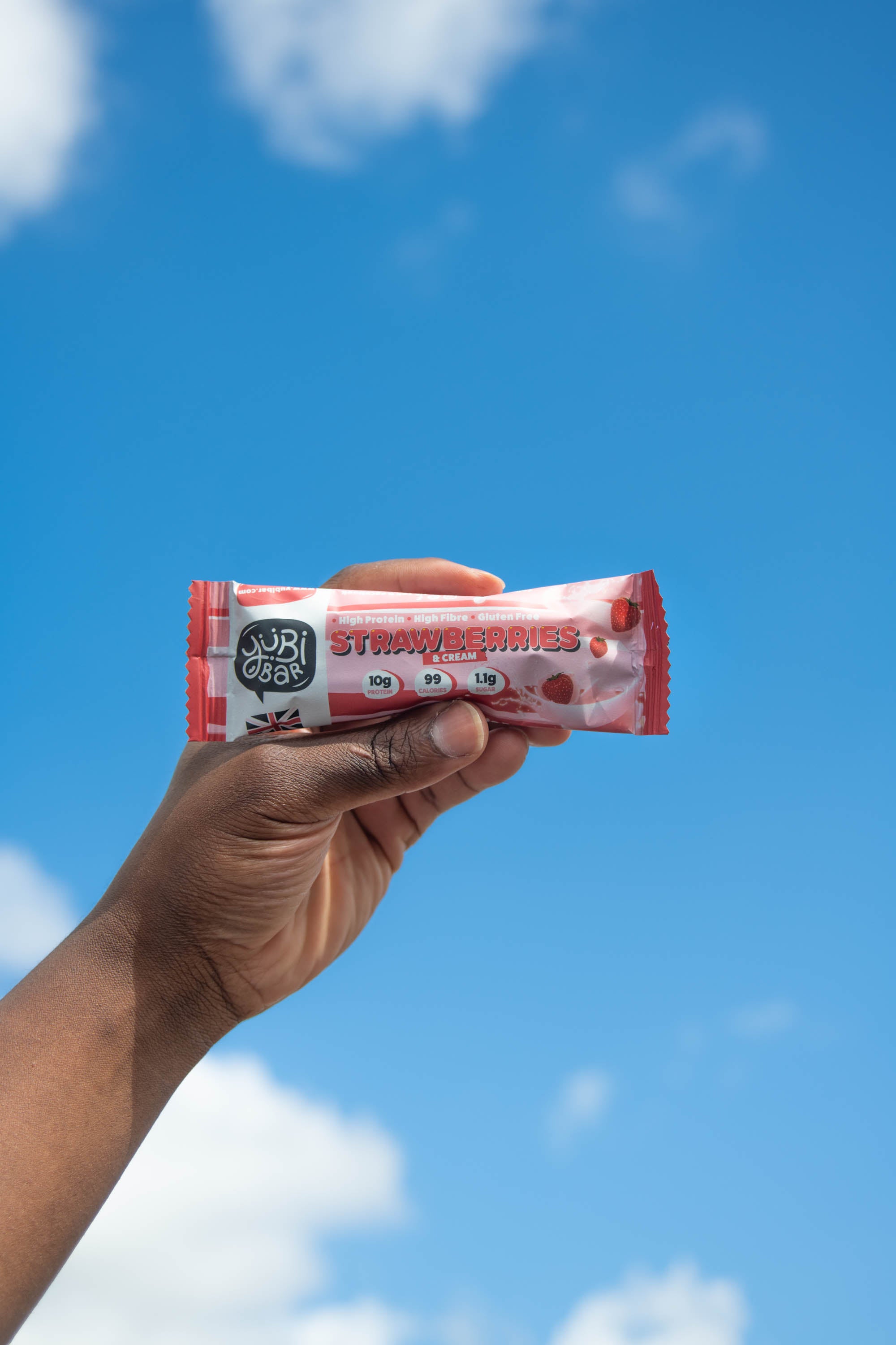 Strawberries & Cream Summer Protein Bars