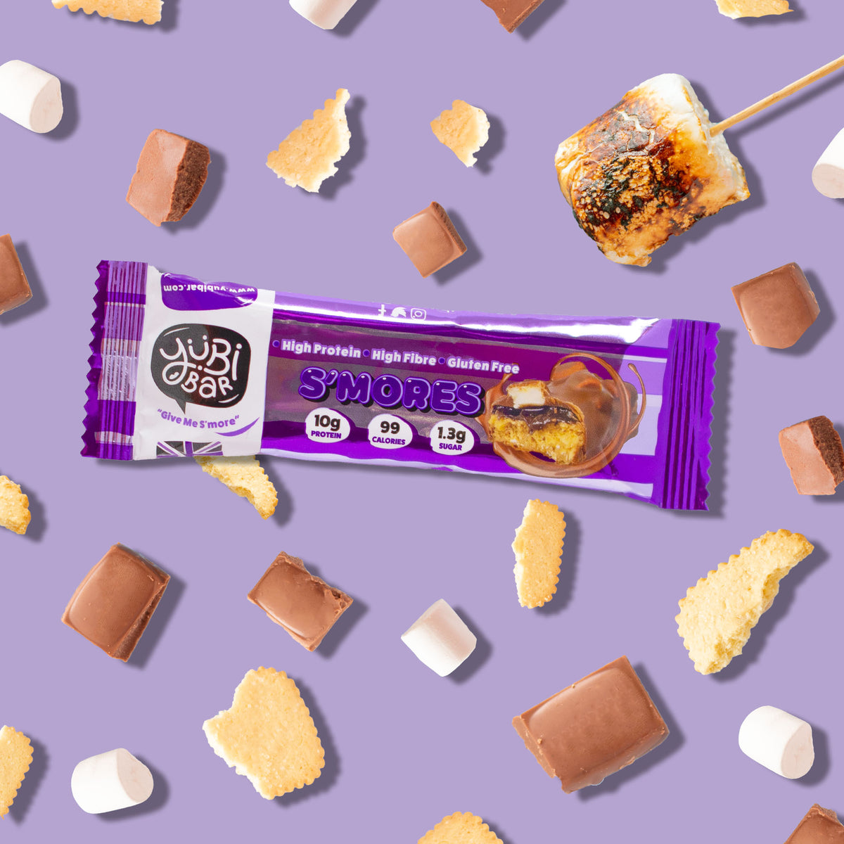 S'mores Protein Bars | YuBi Bar